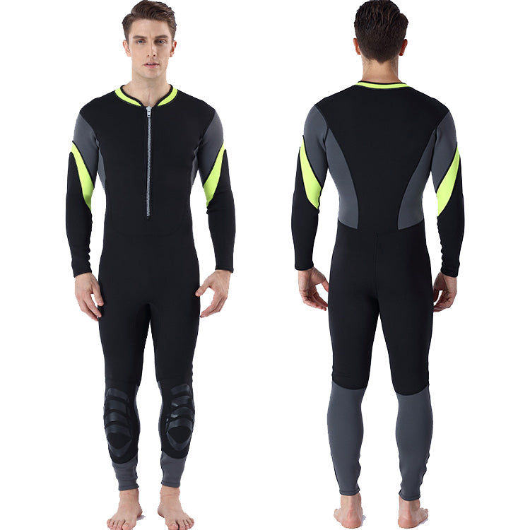Custom wetsuits 3MM Neoprene front Zip Long Sleeve one Pieces men women Wetsuit for diving surfing