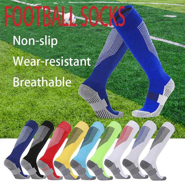 Hot Sale Factory Direct Custom Grip Socks Anti Slip Sweat-proof Friction-resistant Unisex Football Socks With Wholesale Prices