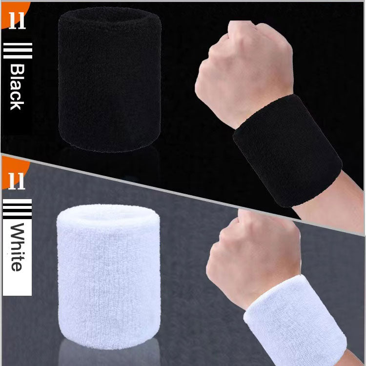 Colorful Color Breathable Band Cotton Wristband Gym Custom Wrist Wraps Fitness Sweat Wristbands With OEM Service