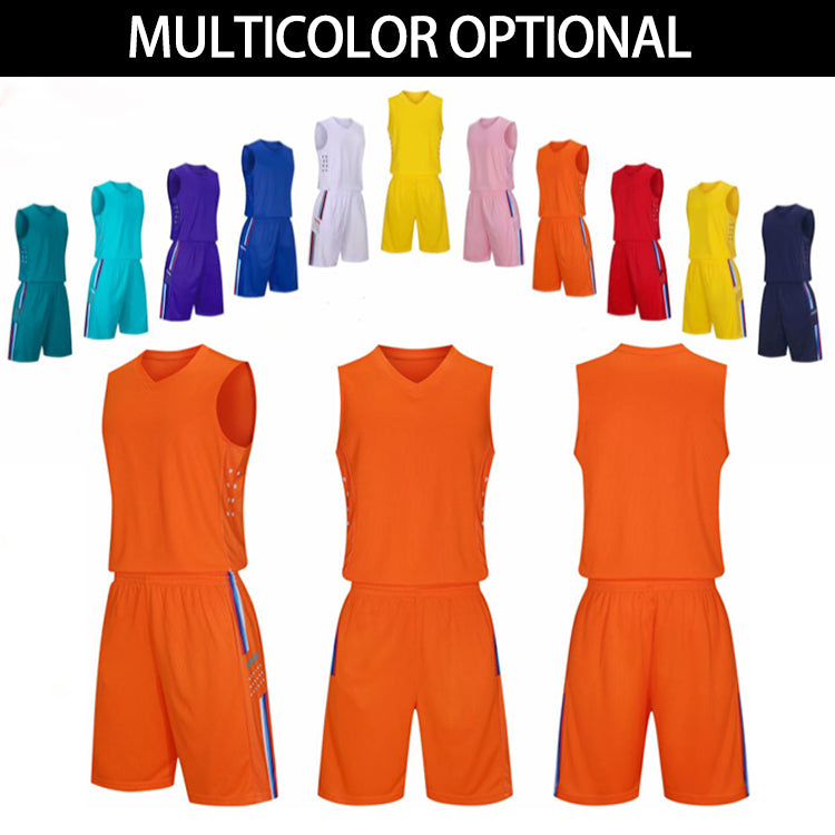 New Design Quick Dry Training Suits Team Basketball Wear Jersey Uniforms Set With High Quality
