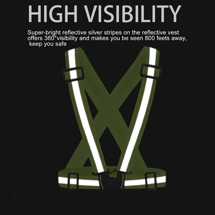 Professional Factory Snap Band Riding Belt Elastic Webbing Strap Reflective Vest For Hot Sale