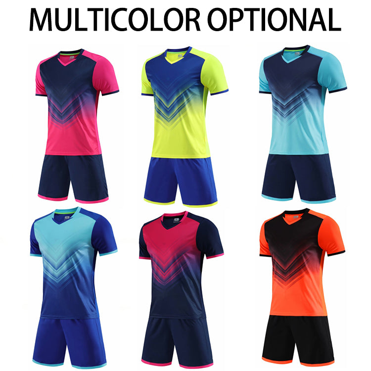 New Design Club Team Jersey Youth Uniforms Kit Custom Comfortable Football Soccer Suit With Factory Price