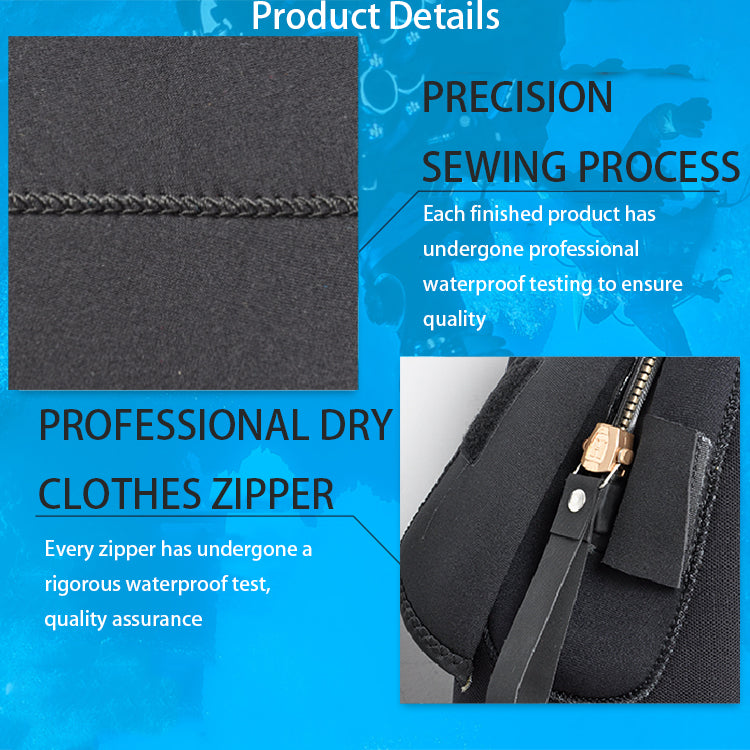 Professional Factory Custom Water Rescue Drysuit For Men High Quality Waterproof Diving Neoprene Dry Suit With Boots