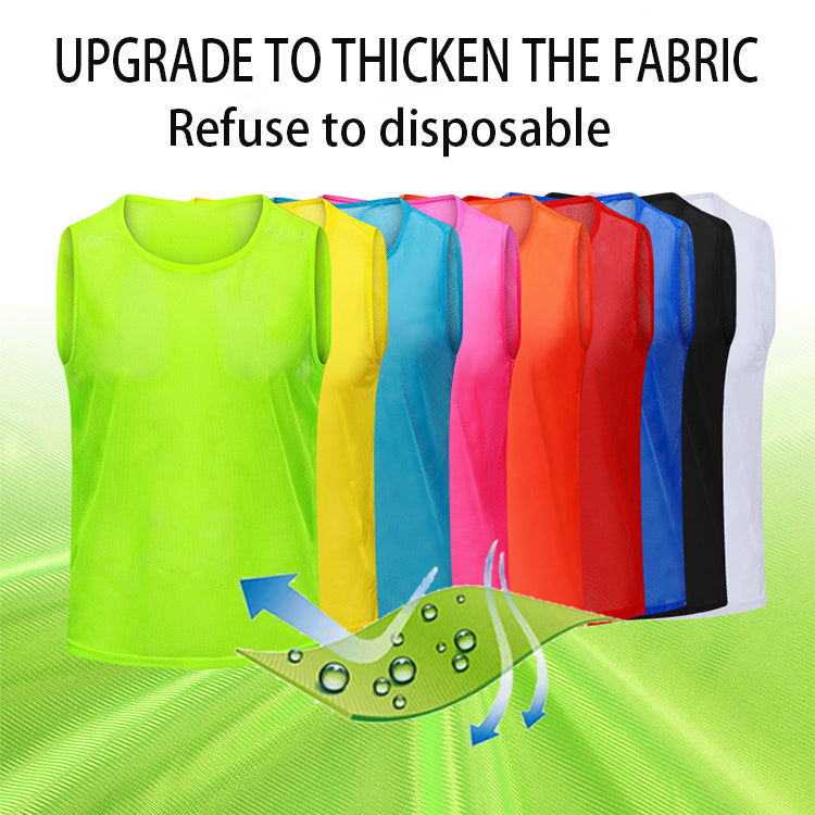 Factory Custom Breathable Wholesales Mesh Bib For Unisex Soccer Training Vest With High Quality