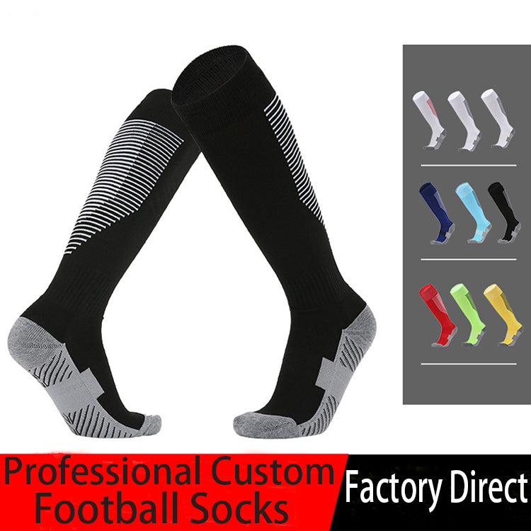 Hot Sale Factory Direct Custom Grip Socks Anti Slip Sweat-proof Friction-resistant Unisex Football Socks With Wholesale Prices