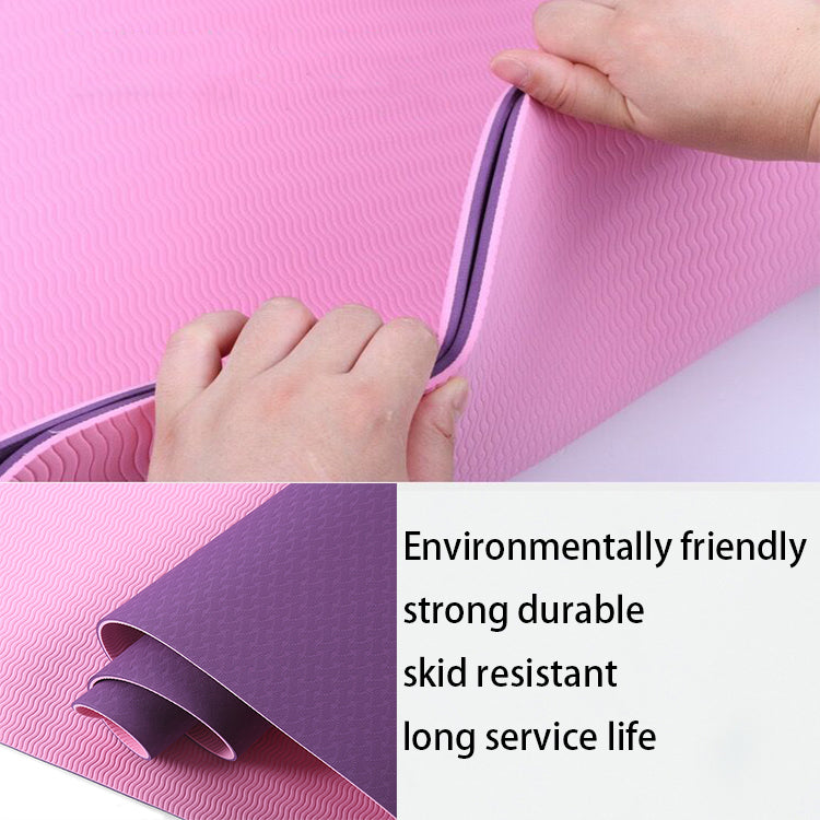 Factory Direct High Quality Non Slip Custom Eco Friendly TPE Yoga Mat With Wholesale Price
