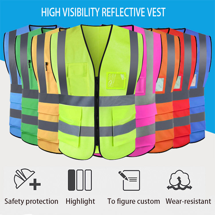 Hot Selling Product Work Vests Custom Breathable Roadway Safety Reflective Vest With Wholesale Price