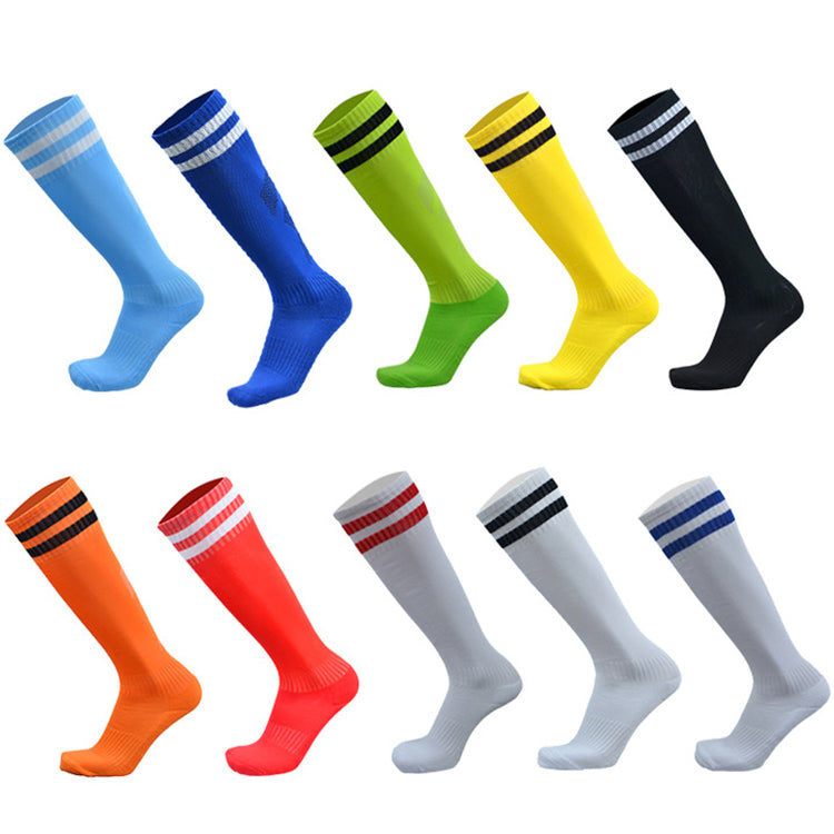 Professional Factory Non Slip Knee High Towel Bottom Socks Wear Resistant Football Socks For Unisex