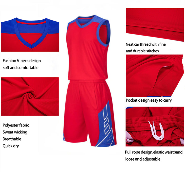Professional Factory Custom Team Uniforms Jersey &shorts Sweat Wicking Sports Basketball Wears With Wholesale Price