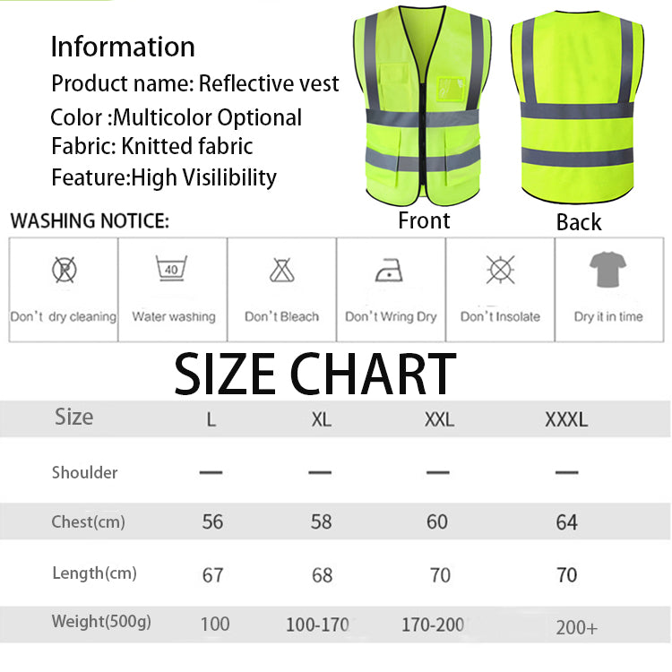 Hot Selling Product Work Vests Custom Breathable Roadway Safety Reflective Vest With Wholesale Price