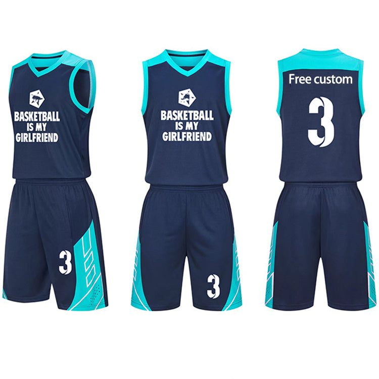 Professional Factory Custom Team Uniforms Jersey &shorts Sweat Wicking Sports Basketball Wears With Wholesale Price