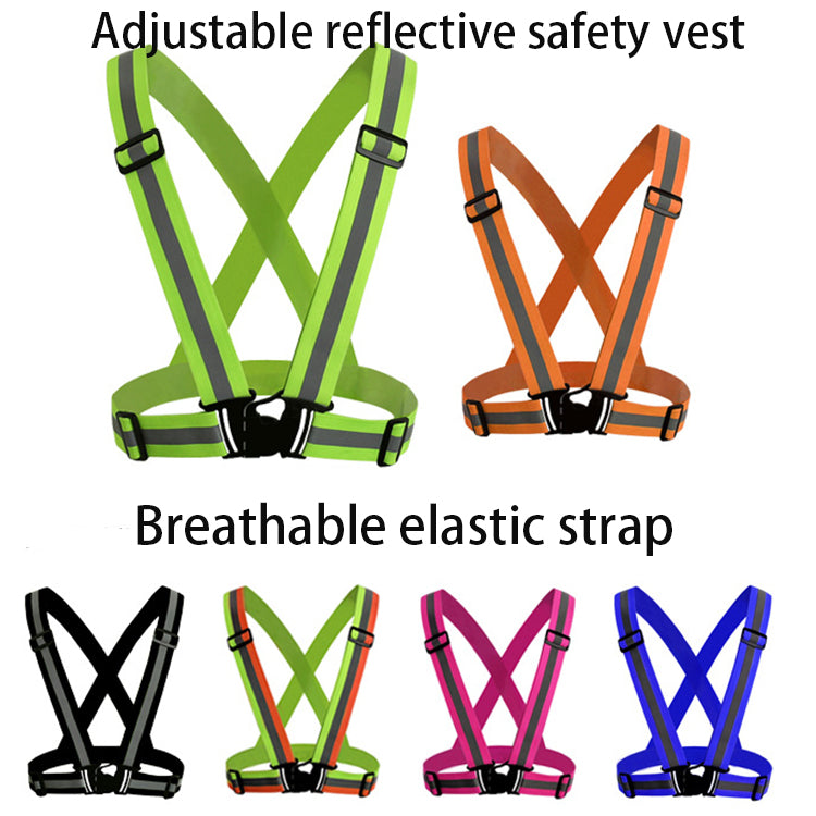 Professional Factory Snap Band Riding Belt Elastic Webbing Strap Reflective Vest For Hot Sale