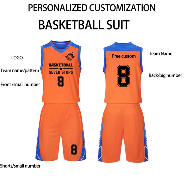 Professional Factory Custom Team Uniforms Jersey &shorts Sweat Wicking Sports Basketball Wears With Wholesale Price
