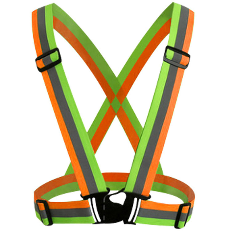 Professional Factory Snap Band Riding Belt Elastic Webbing Strap Reflective Vest For Hot Sale