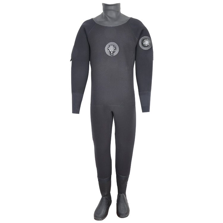 Professional Factory Custom Water Rescue Drysuit For Men High Quality Waterproof Diving Neoprene Dry Suit With Boots