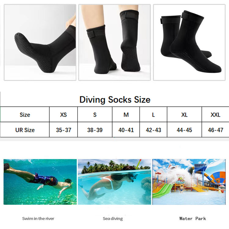 Good Quality Factory Directly Water Proof Beach 3mm Neoprene Diving Socks