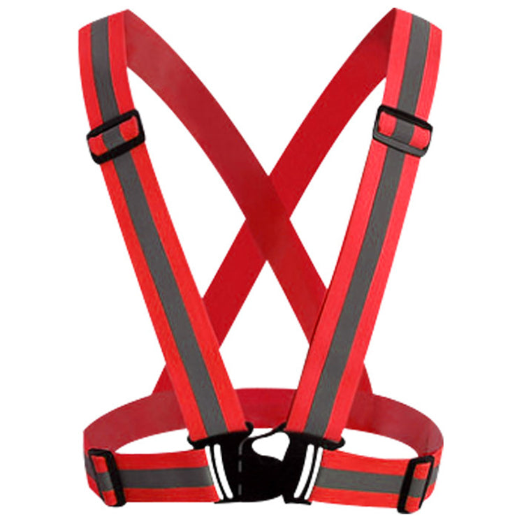 Professional Factory Snap Band Riding Belt Elastic Webbing Strap Reflective Vest For Hot Sale