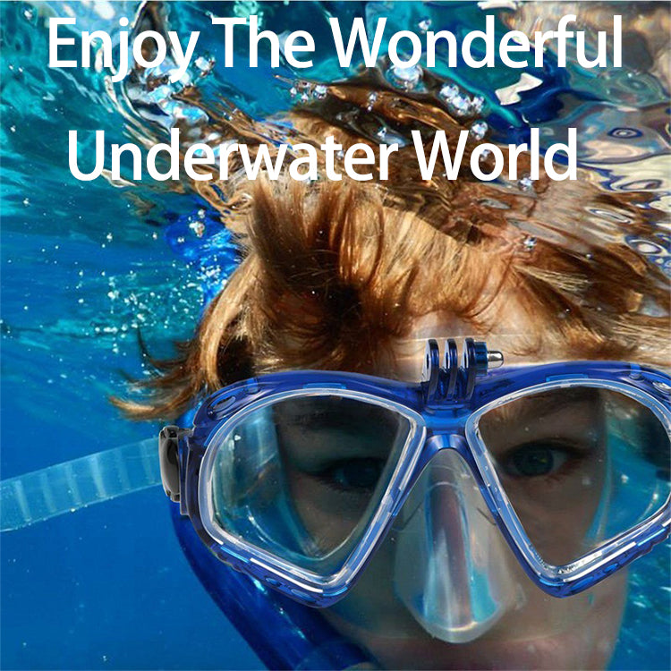Factory Hot Sale Anti-fog Diving With Camera Mount Swimming Breathing Snorkeling Full Mask With Good Service