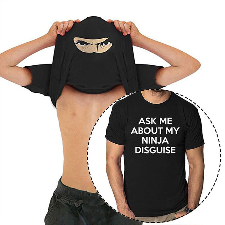 Custom Stretch 100% Cotton Multicolor Inside Printed Funny T Shirts Disguise T-shirts For Men