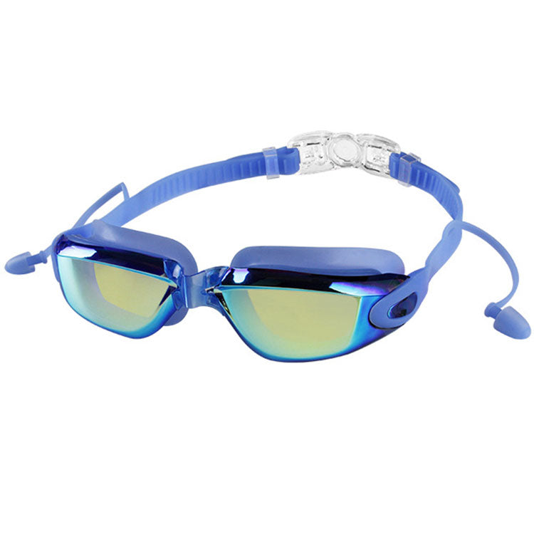 Customized Swim Set China Made Goggle Waterproof Swimming Glasses With Earplugs And Nose Clip Wide Vision