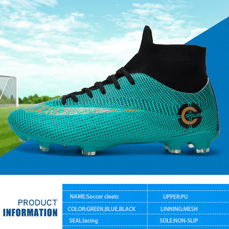 Hot Selling Boots Shoe Soccer Breathable Sneakers Fg Football Shoes High Top For Factory Supplier