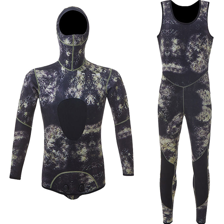 New Original 3mm Freediving Wetsuit Neoprene Suit Camo Spearfishing Wetsuits With Hood