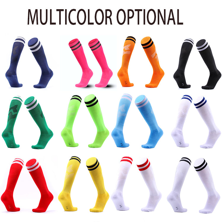 Professional Factory Non Slip Knee High Towel Bottom Socks Wear Resistant Football Socks For Unisex