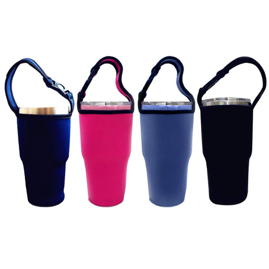 Wholesale Bag 30oz Tumbler Sleeves Holder Neoprene Coffee Cup Sleeve With Handle