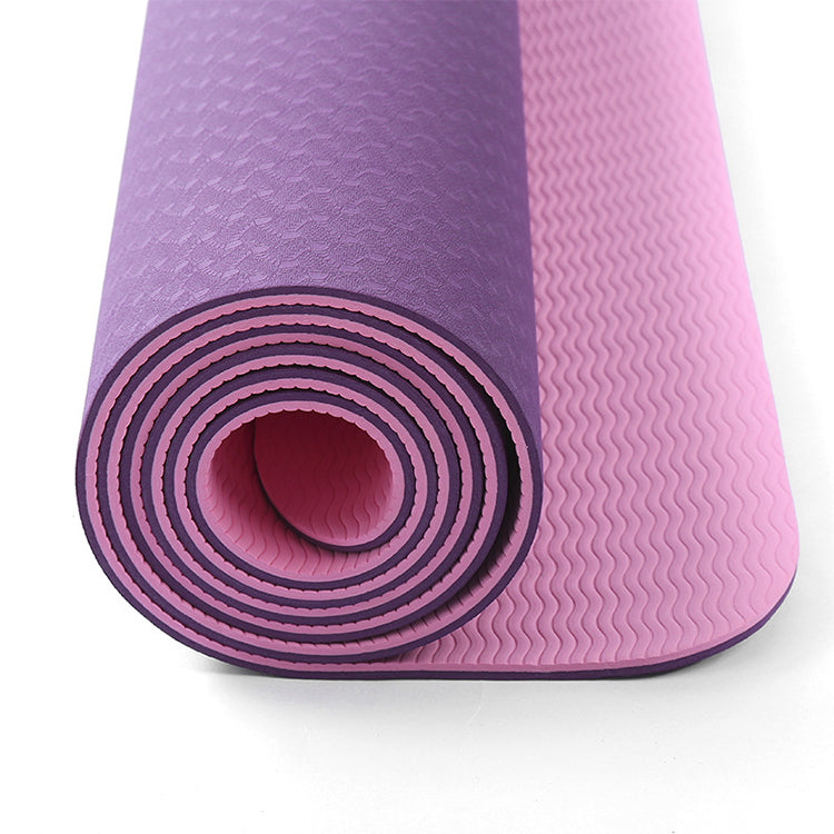 Factory Direct High Quality Non Slip Custom Eco Friendly TPE Yoga Mat With Wholesale Price