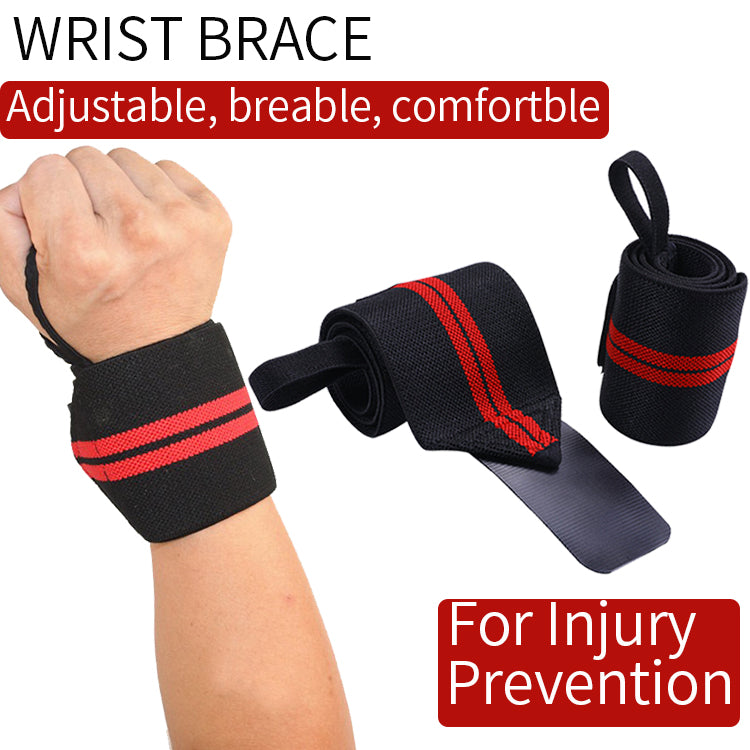 High Quality Weight Lifting Wraps Sprain Support Wrist Brace For Export