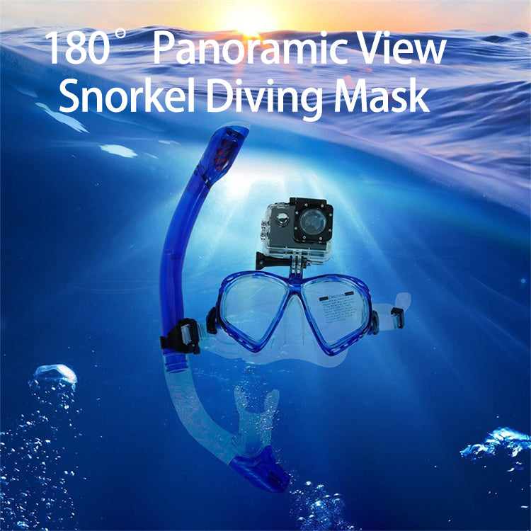 Factory Hot Sale Anti-fog Diving With Camera Mount Swimming Breathing Snorkeling Full Mask With Good Service