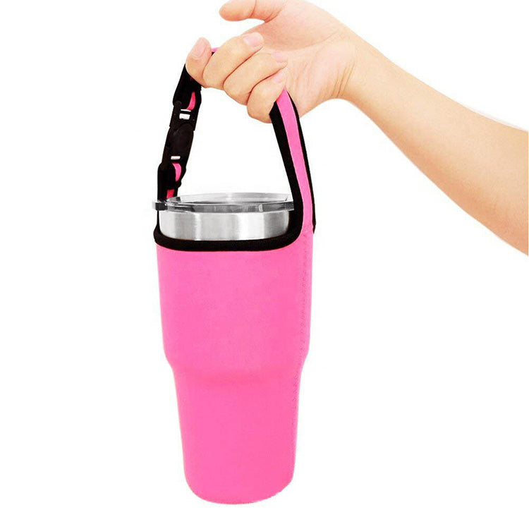 Wholesale Bag 30oz Tumbler Sleeves Holder Neoprene Coffee Cup Sleeve With Handle