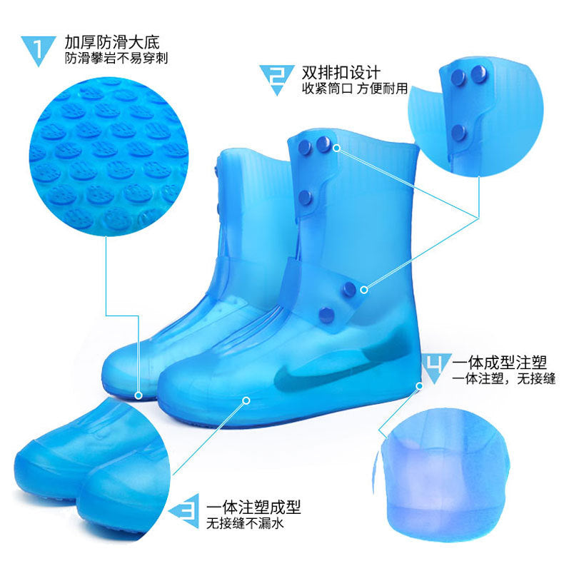 Hot Selling Silicon Shoe Cover Shoes Boot Waterproof Rain Boot/shoe Covers Low-top