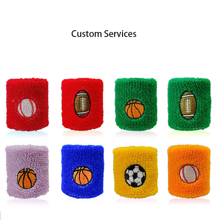 Wholesale Soccer Sport Wristband Sweatband Sports For Badminton Wrist Sweatbands