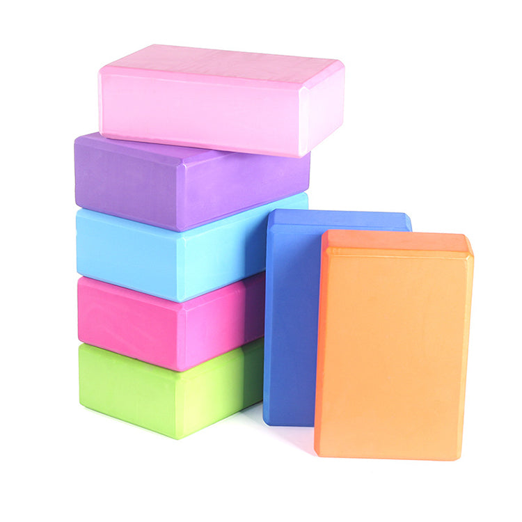 Wholesale Eva Yoga Bricks High Density Non-Slip Support Yoga Blocks Factory Direct Price