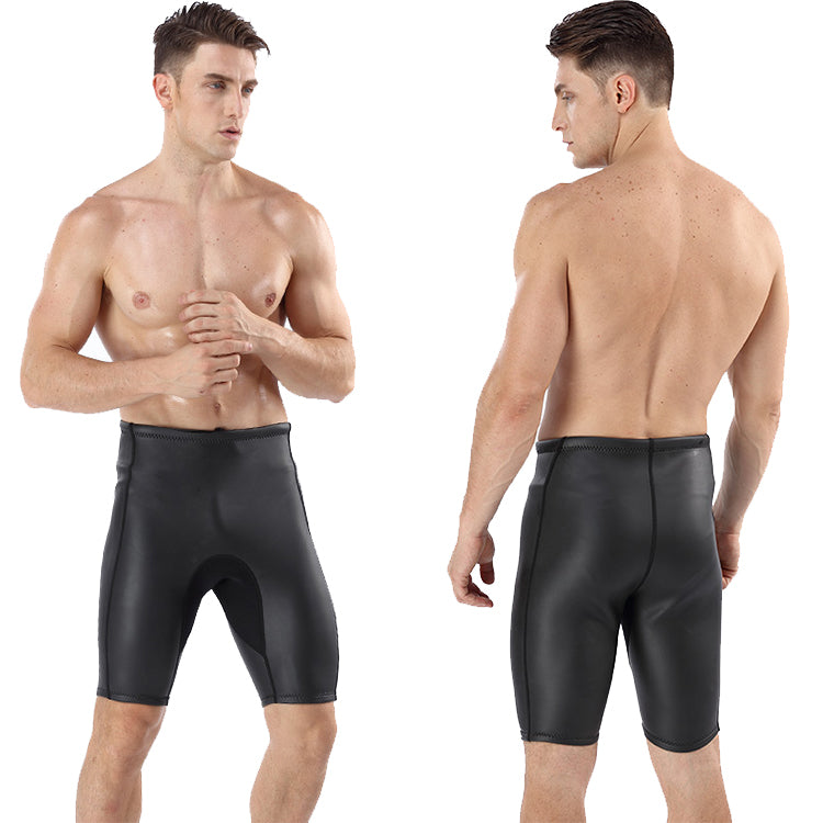 2.0mm High Performance Short Swimming Men Swim Cover Up Pants Smooth Skin Suits