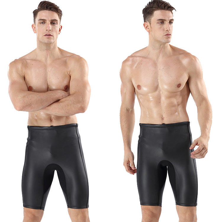 2.0mm High Performance Short Swimming Men Swim Cover Up Pants Smooth Skin Suits