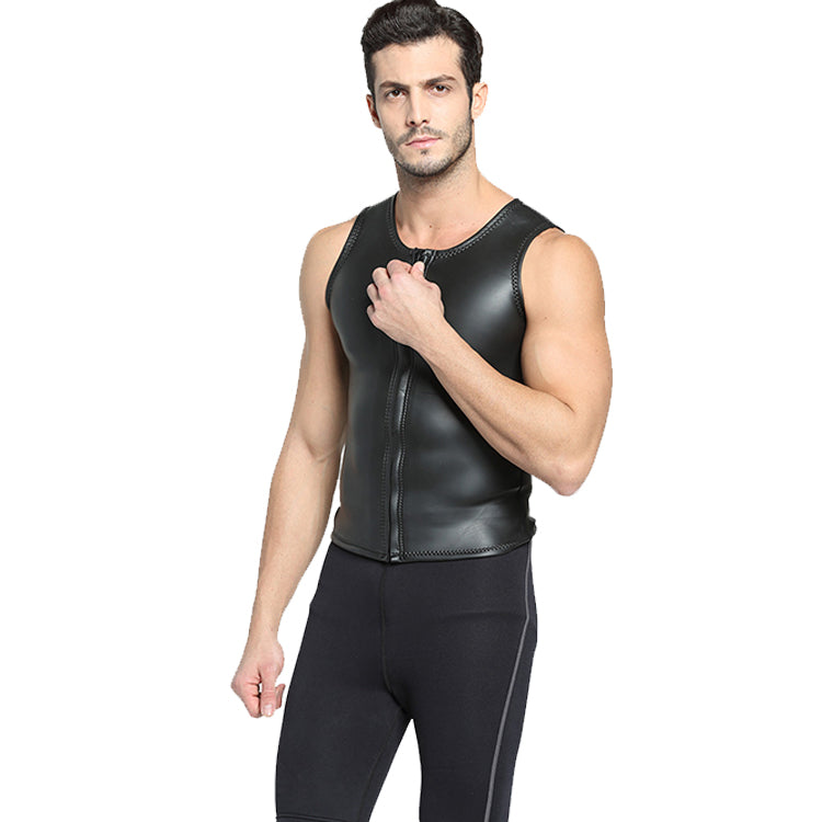 2.0mm New Fashion Long Diving Top Neoprene Sleeveless Wetsuit Smooth Skin Vest Wet Suit