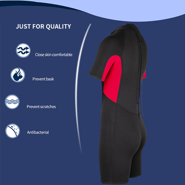 3.0mm High Quality Wetsuits Diving Short Sleeve Wetsuit Wet Suit Men Shorty