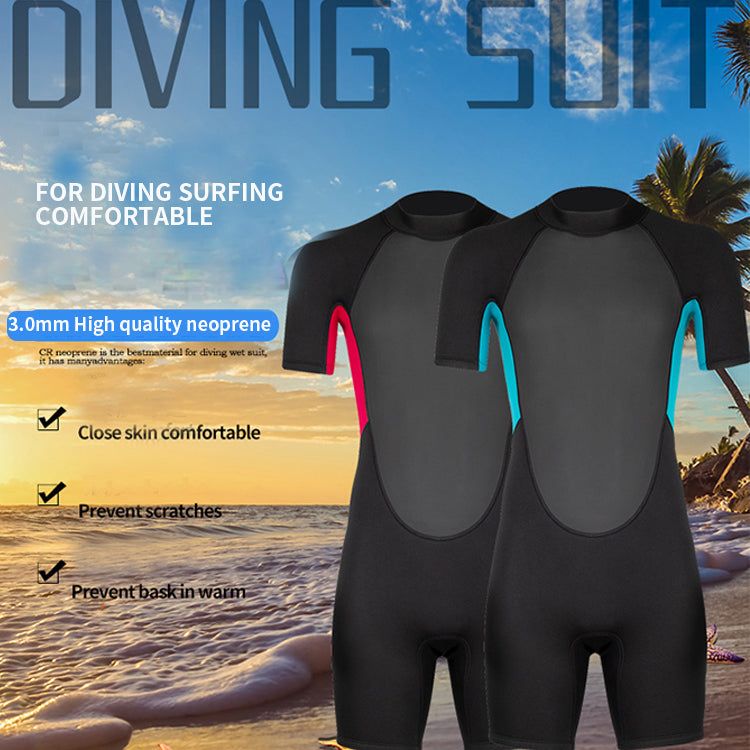 3.0mm High Quality Wetsuits Diving Short Sleeve Wetsuit Wet Suit Men Shorty