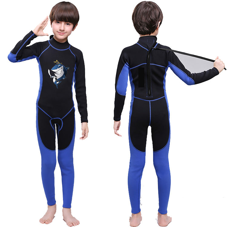 New Original Family Wetsuit Boys Girls 14-16 Neoprene Wetsuits Diving Surfing Full Body Wet Suits For Kids