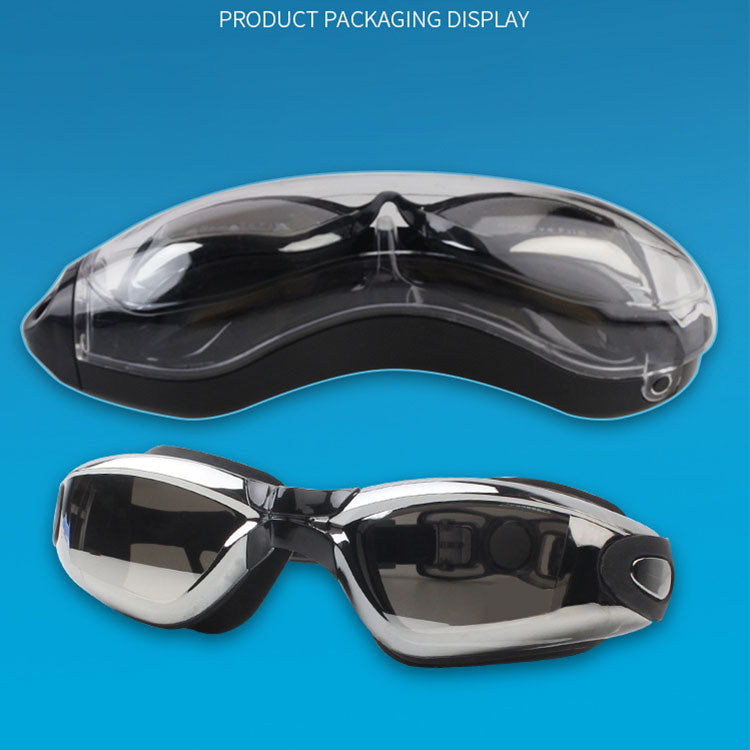 Customized Swim Set China Made Goggle Waterproof Swimming Glasses With Earplugs And Nose Clip Wide Vision