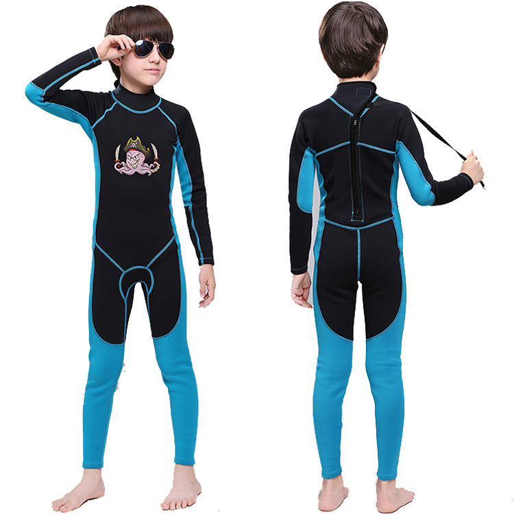 New Original Family Wetsuit Boys Girls 14-16 Neoprene Wetsuits Diving Surfing Full Body Wet Suits For Kids
