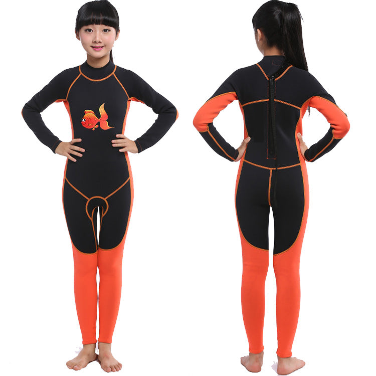 New Original Family Wetsuit Boys Girls 14-16 Neoprene Wetsuits Diving Surfing Full Body Wet Suits For Kids