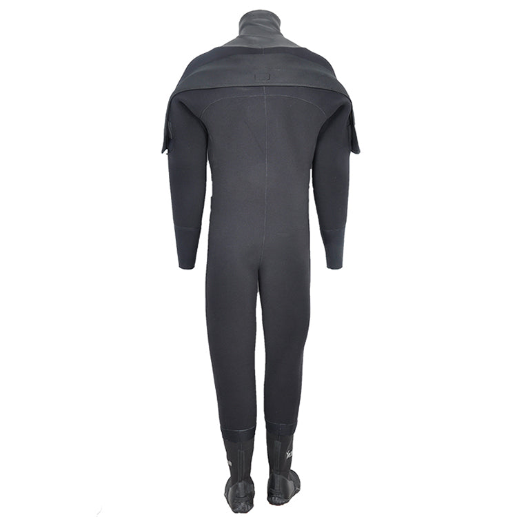 Professional Factory Custom Water Rescue Drysuit For Men High Quality Waterproof Diving Neoprene Dry Suit With Boots