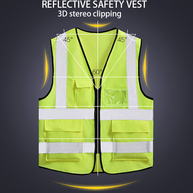 Hot Selling Product Work Vests Custom Breathable Roadway Safety Reflective Vest With Wholesale Price