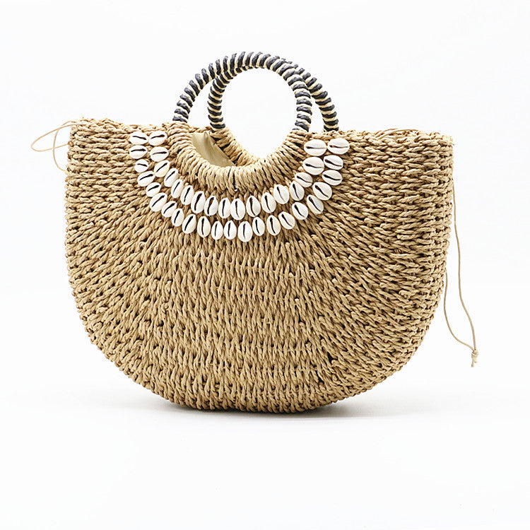 OEM Factory Women Handbag Lady Hand Straw Beach Tote Bag