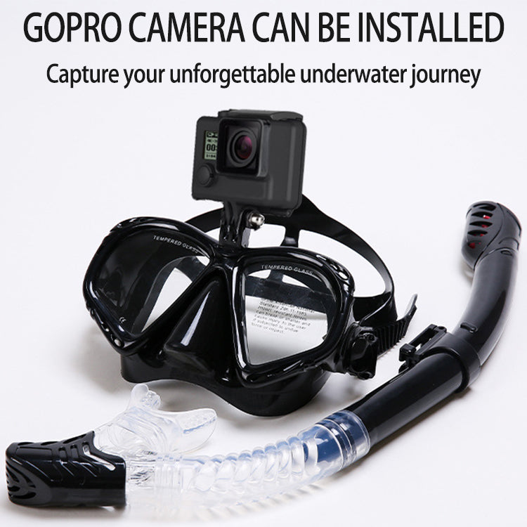 Factory Hot Sale Anti-fog Diving With Camera Mount Swimming Breathing Snorkeling Full Mask With Good Service