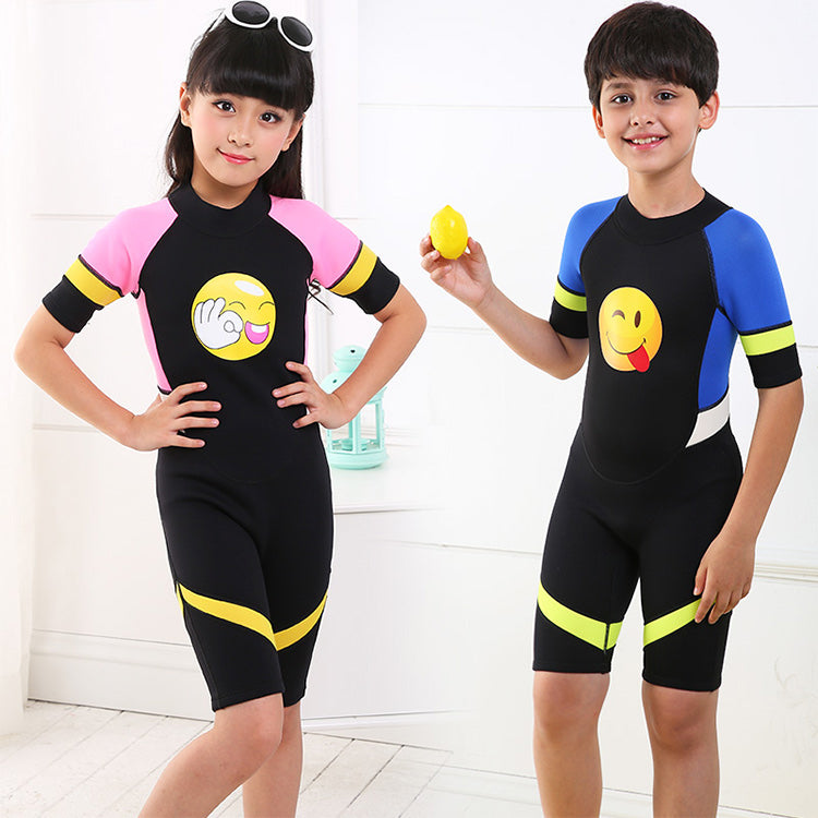 Professional Factory Swimwear Swimming Surfing Suit For Children(short) 2mm Kids Wet Suits Shorty