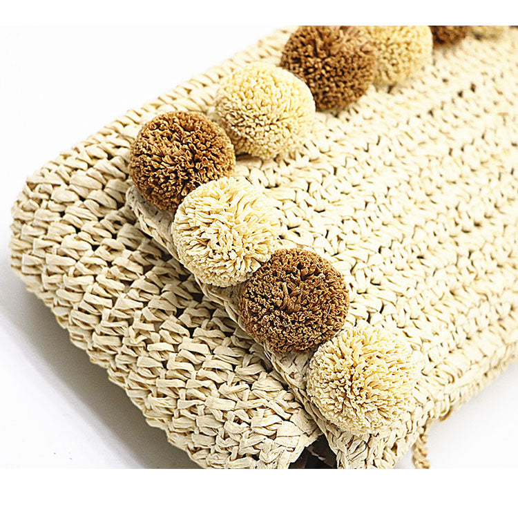 Good Quality Small Woven Purses And Handbags Women Cute Ladies Straw Sling Crossbody Shoulder Handbag Bag